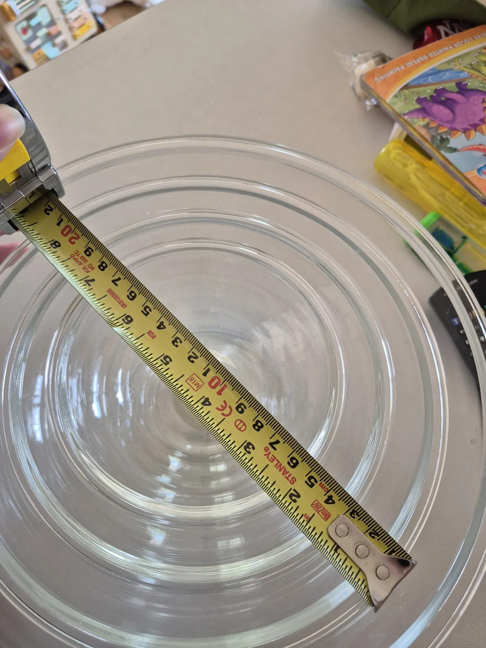 4-Piece Clear Glass Nesting Mixing Bowl Set